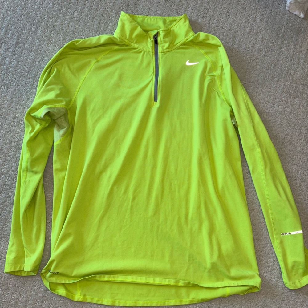 Nike Dri-FIT men’s Neon Green Running Top